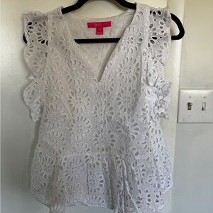 Lilly Pulitzer Eyelet Top